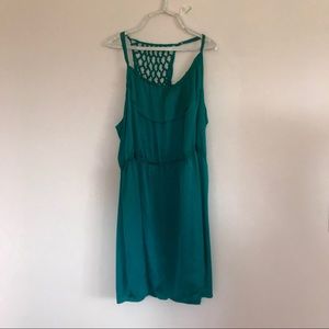 Silky Aqua Dress size XXL